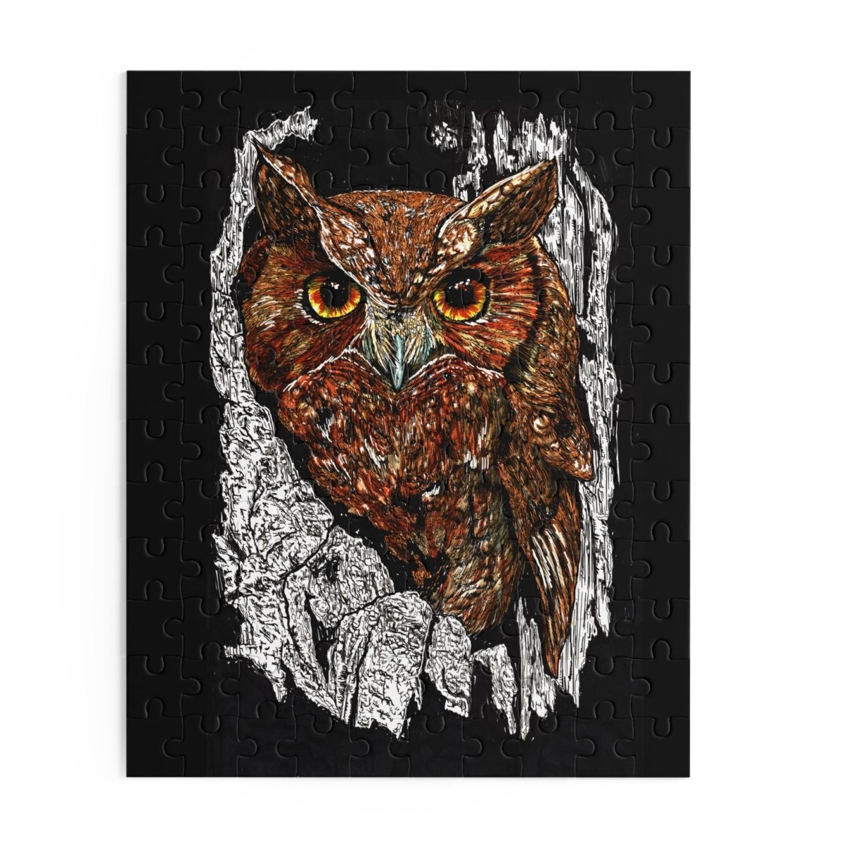 Owl Escape Puzzle – 500 - Piece Educational Jigsaw for Nature Lovers - Curran Artworks