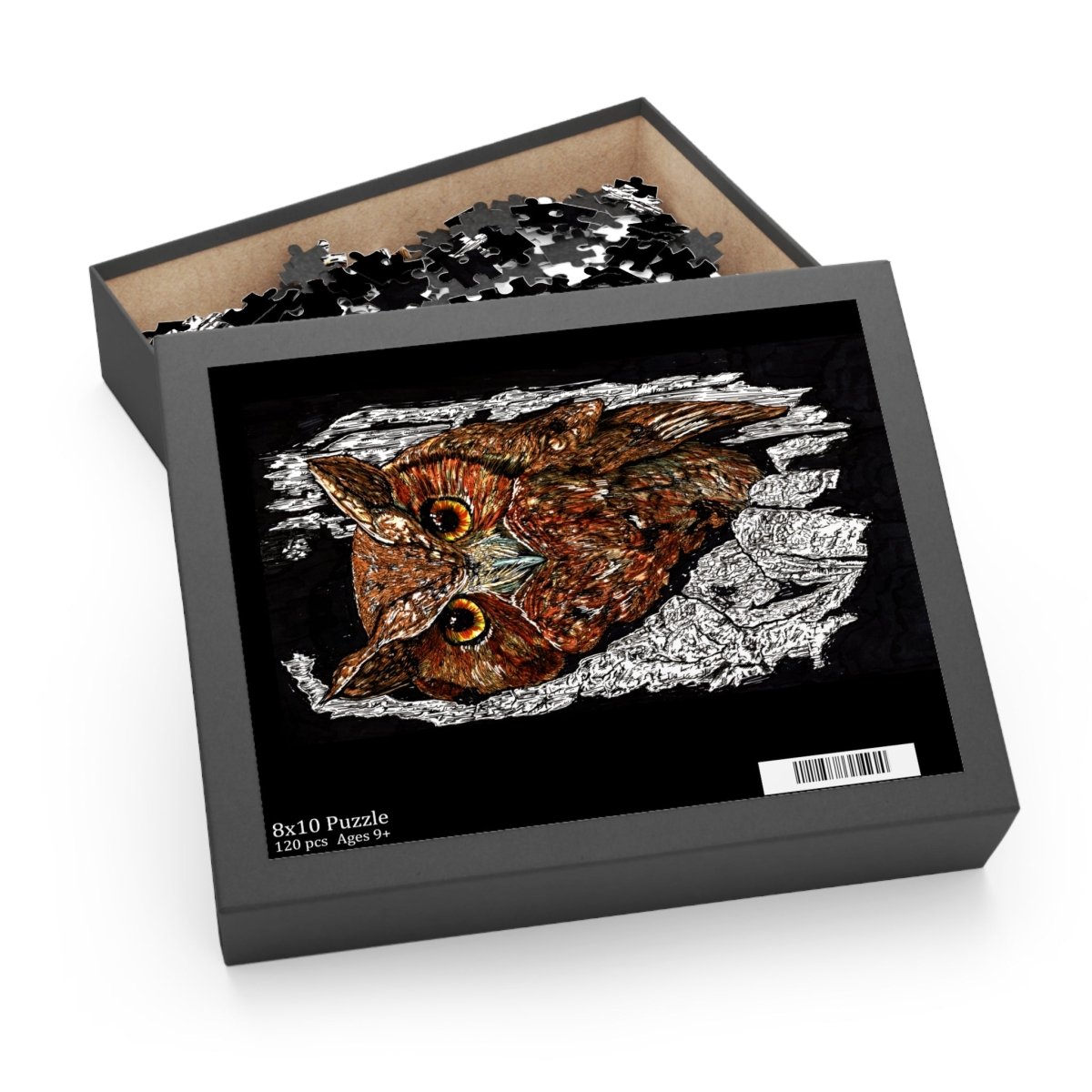 Owl Escape Puzzle – 500 - Piece Educational Jigsaw for Nature Lovers - Curran Artworks