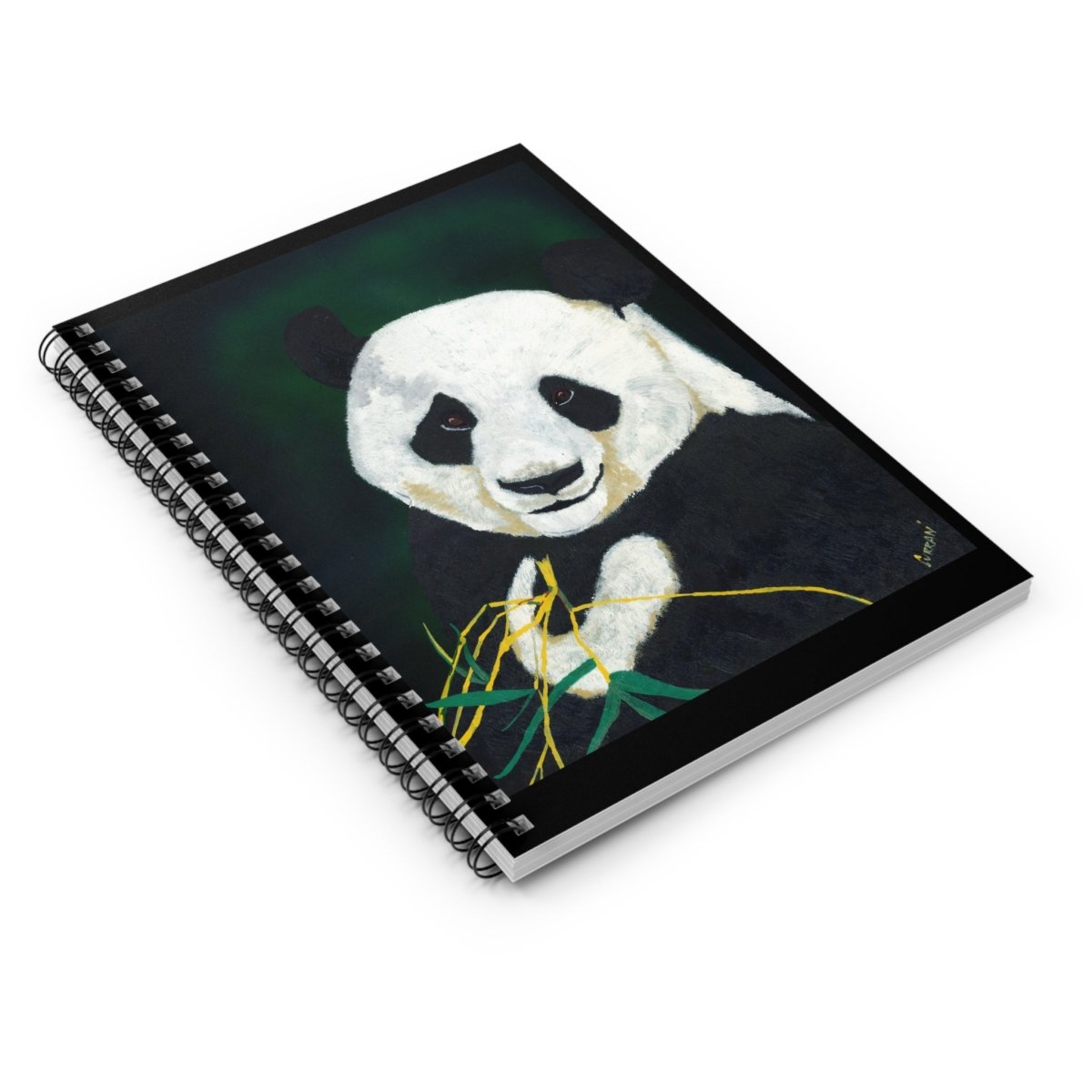 Panda Spiral Notebook - Ruled Line | Perfect for Students & Nature Lovers - Curran Artworks