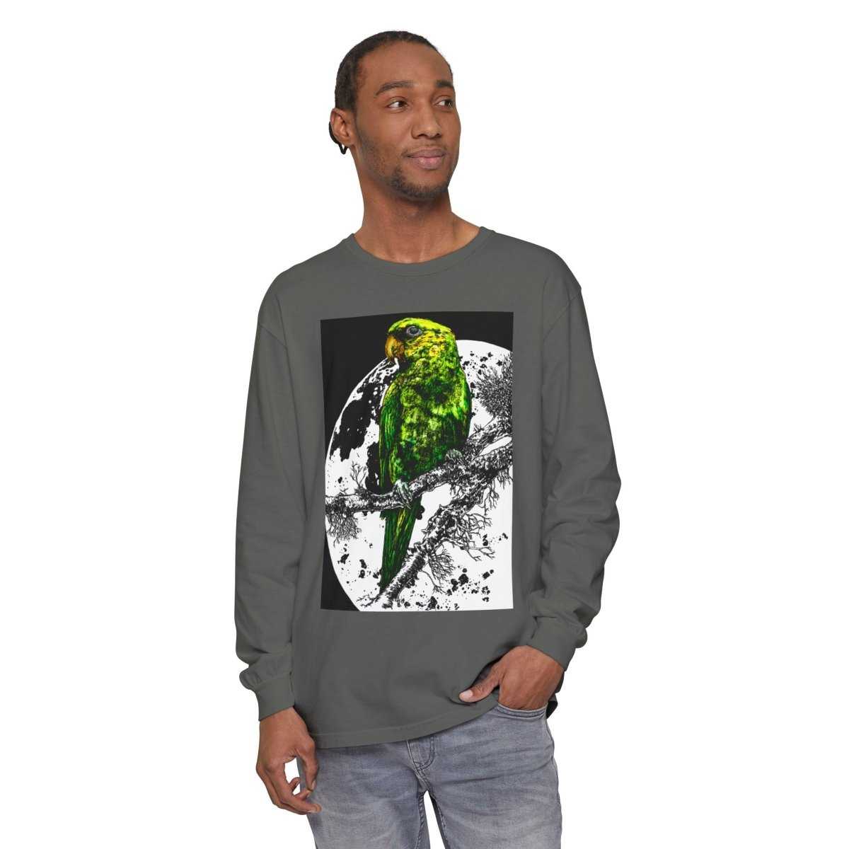 Parrot Eco-Friendly Long Sleeve T-Shirt Design