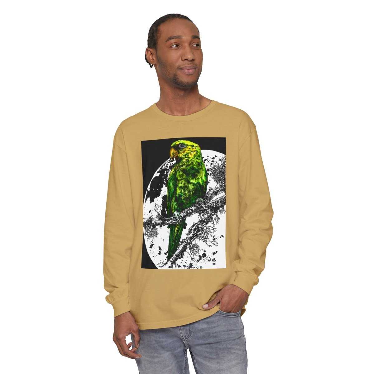 Parrot Eco-Friendly Long Sleeve T-Shirt Design