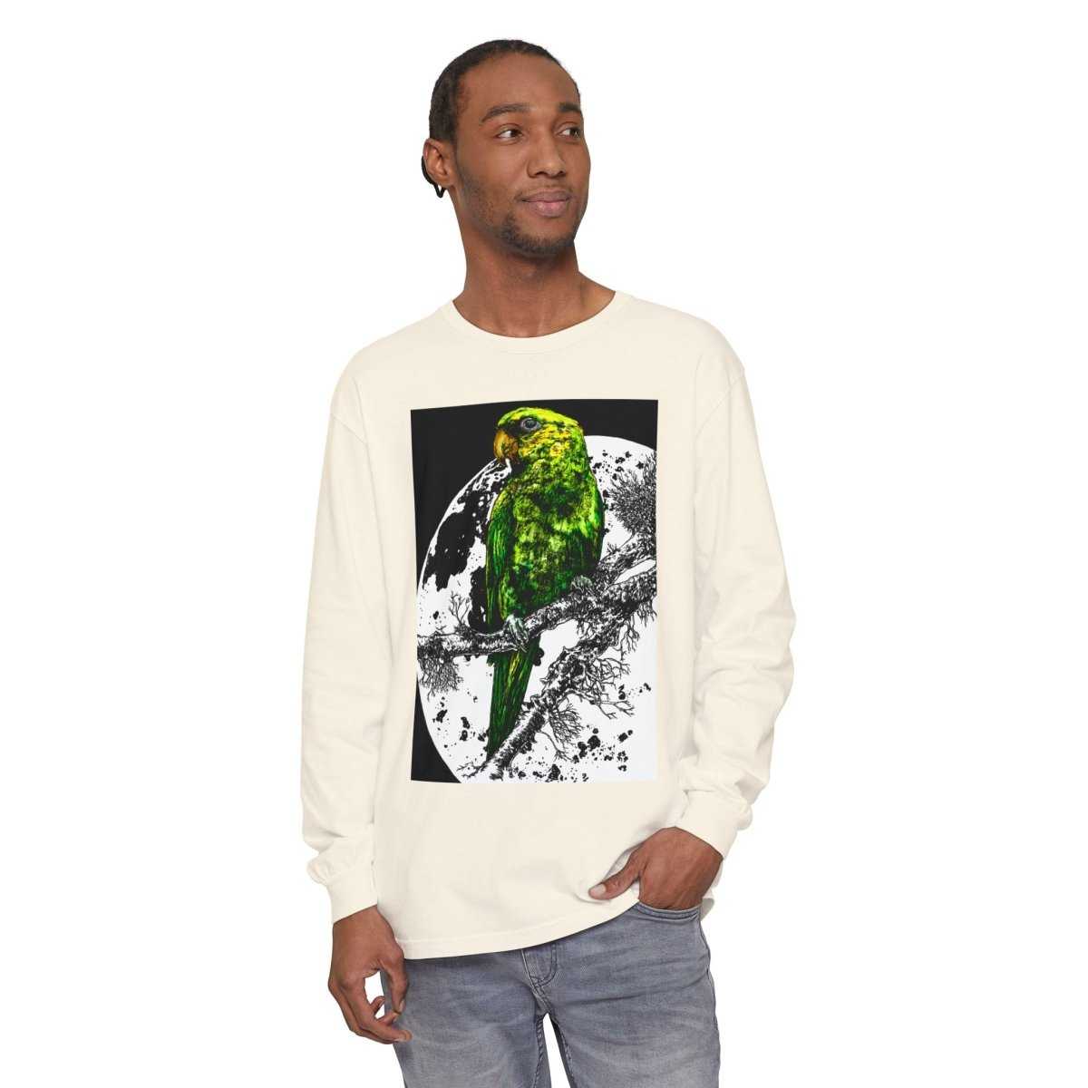 Parrot Eco-Friendly Long Sleeve T-Shirt Design