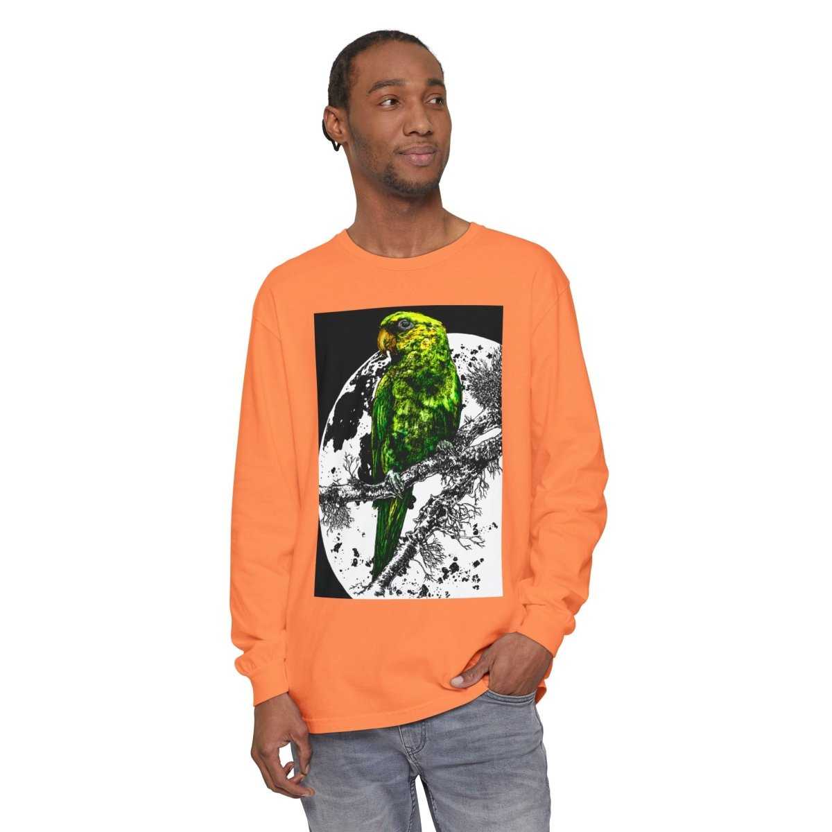 Parrot Eco-Friendly Long Sleeve T-Shirt Design