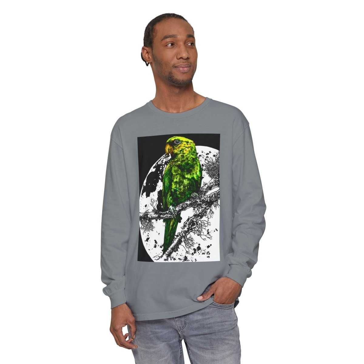 Parrot Eco-Friendly Long Sleeve T-Shirt Design