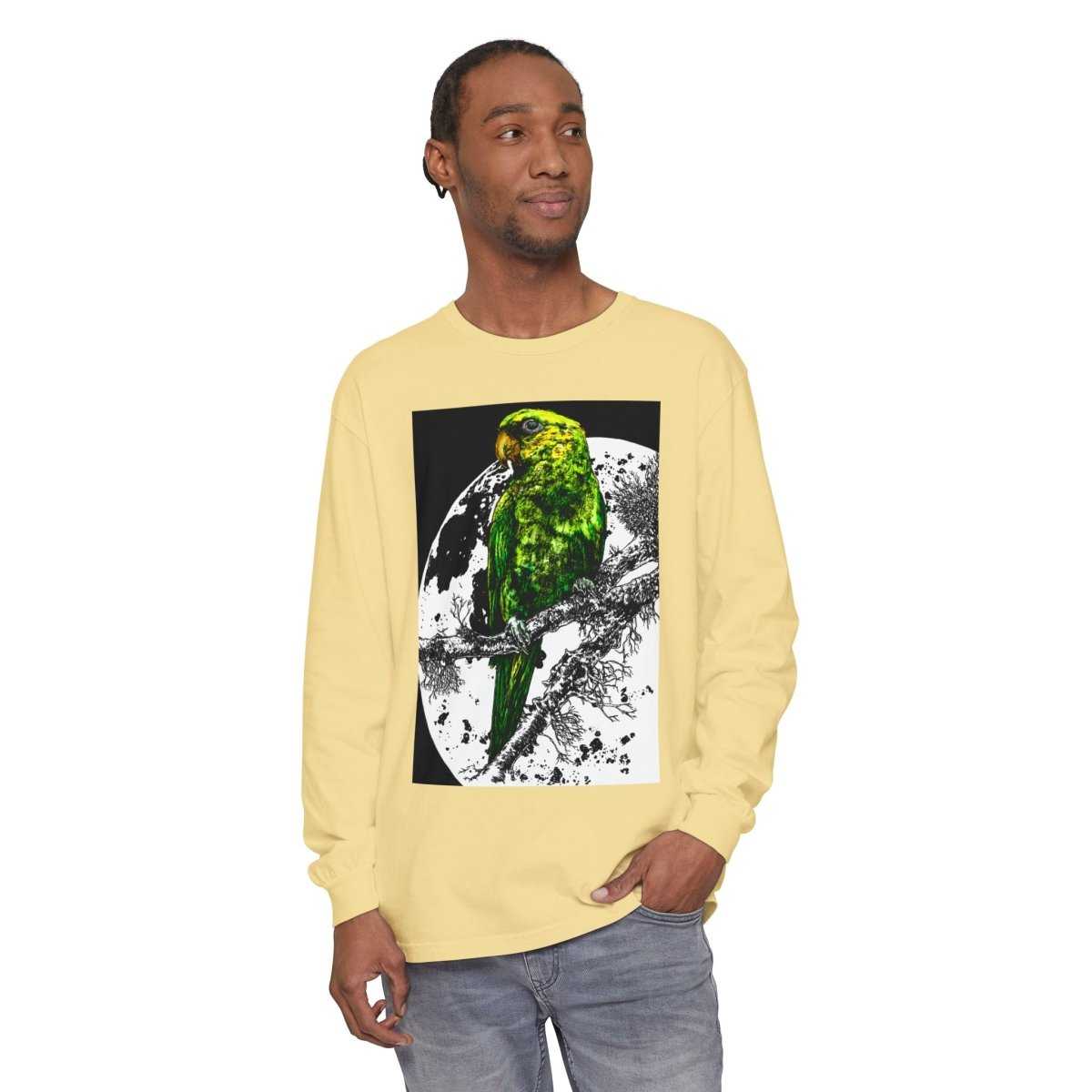Parrot Eco-Friendly Long Sleeve T-Shirt Design