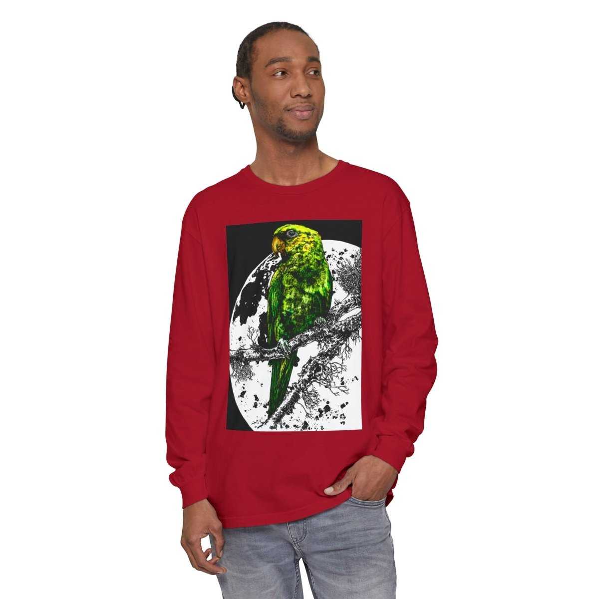 Parrot Eco-Friendly Long Sleeve T-Shirt Design