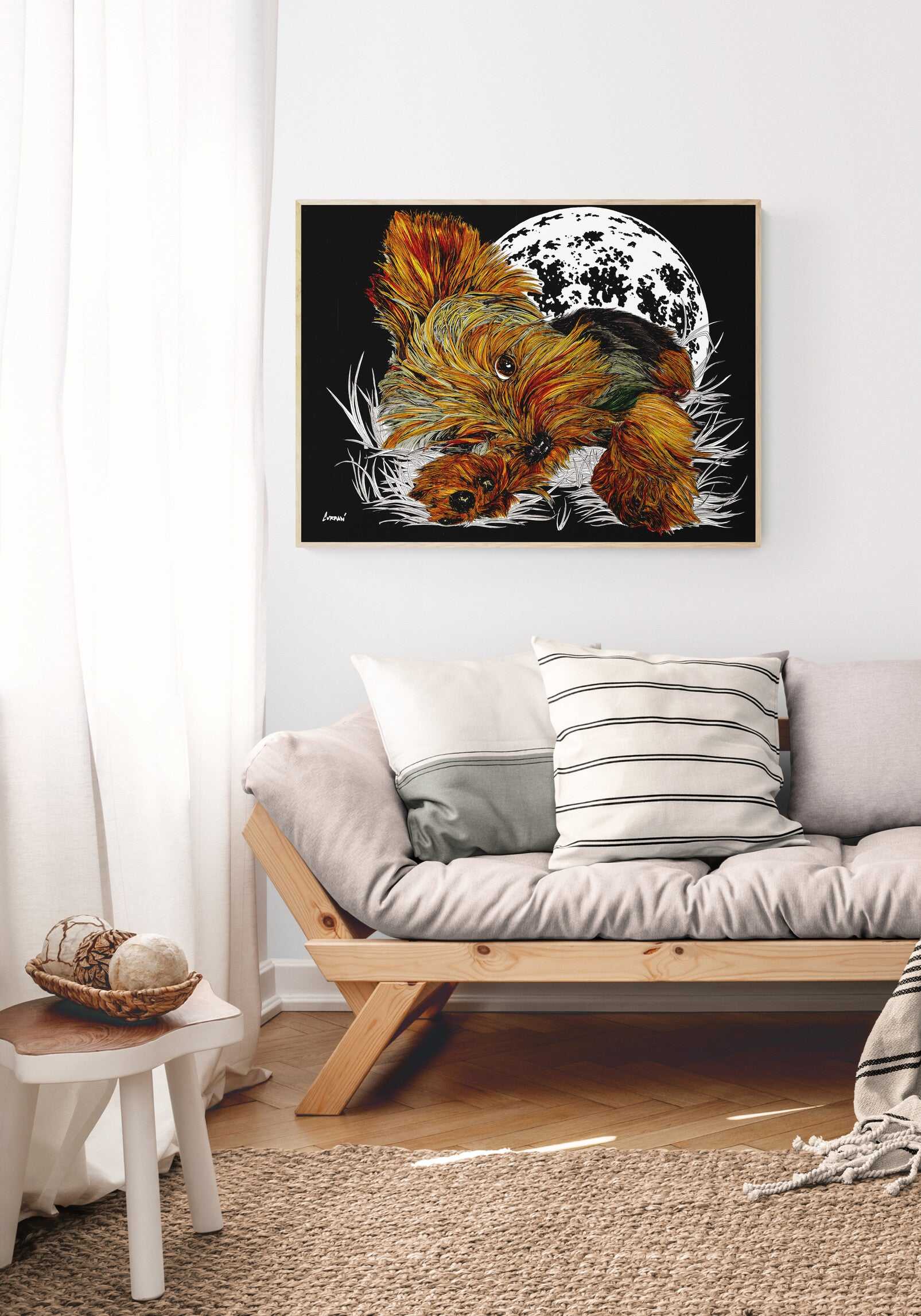 Discover the charm of Yorkie Terrier 1 Original Wall Art Poster - the perfect addition to your home decor. Limited stock available!