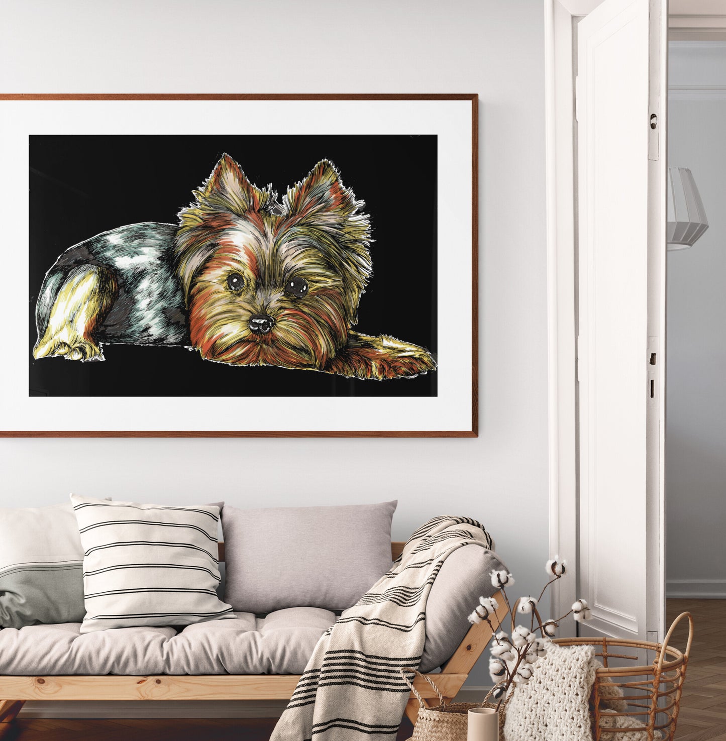 Yorkie Terrier 2 Wall Art Poster