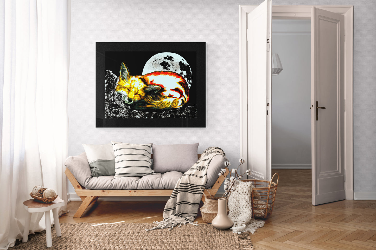 Red Fox Wall Art Poster