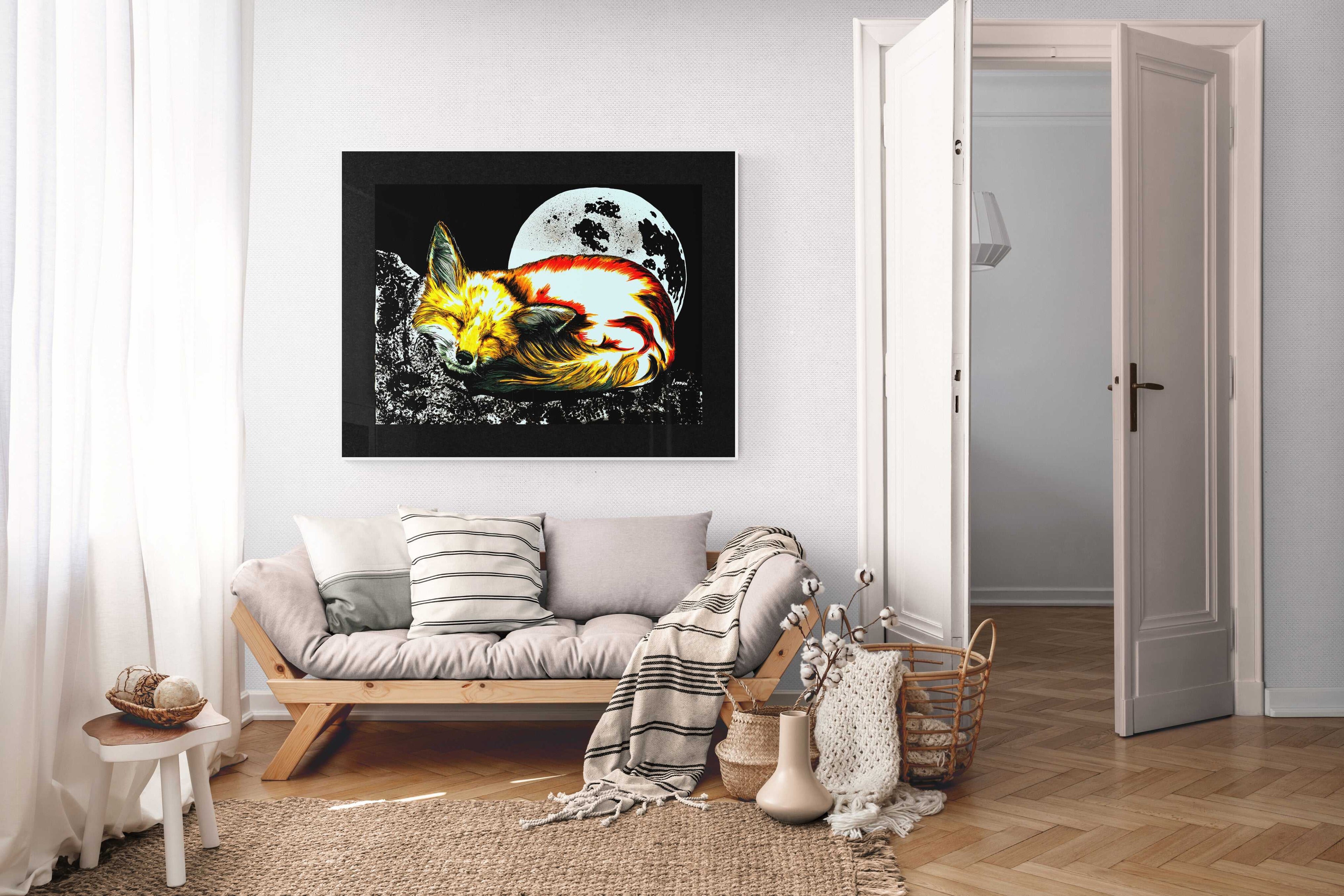Discover the beauty of the Silent Watcher – Original Hand-Drawn Red Fox by Artist Kris Curran at Curran Artworks. Own a unique piece of art today!