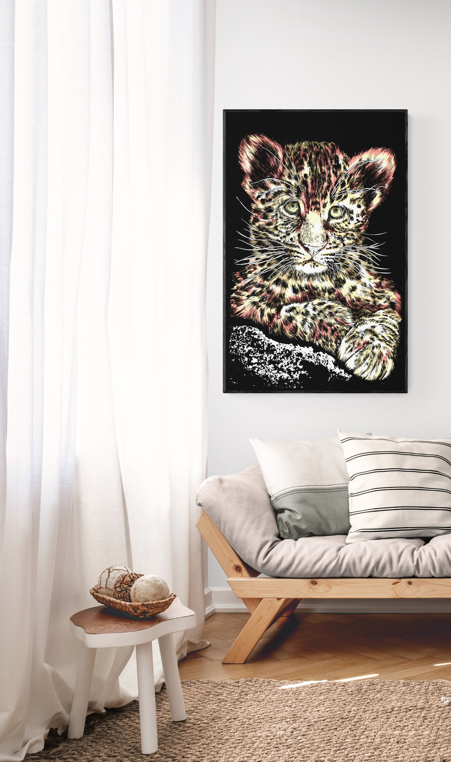 Leopard Wall Art Poster