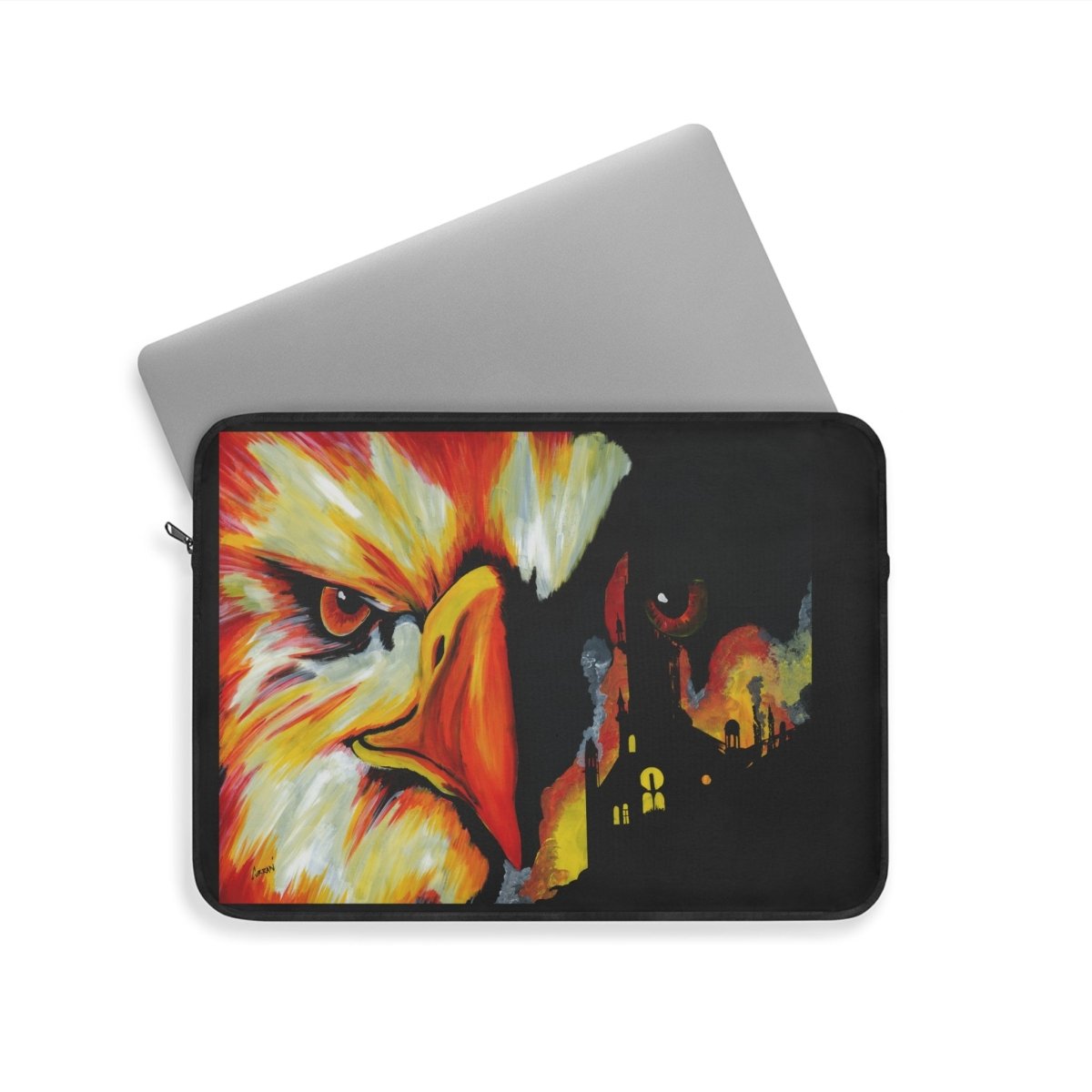 Phoenix Art Laptop Sleeve - Unique Protective Case for Tech Lovers - Curran Artworks