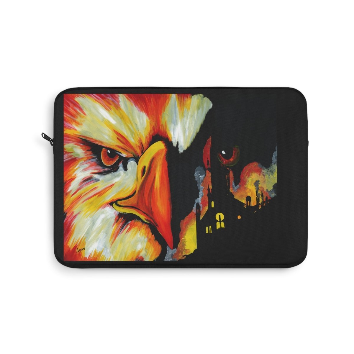 Phoenix Art Laptop Sleeve - Unique Protective Case for Tech Lovers - Curran Artworks