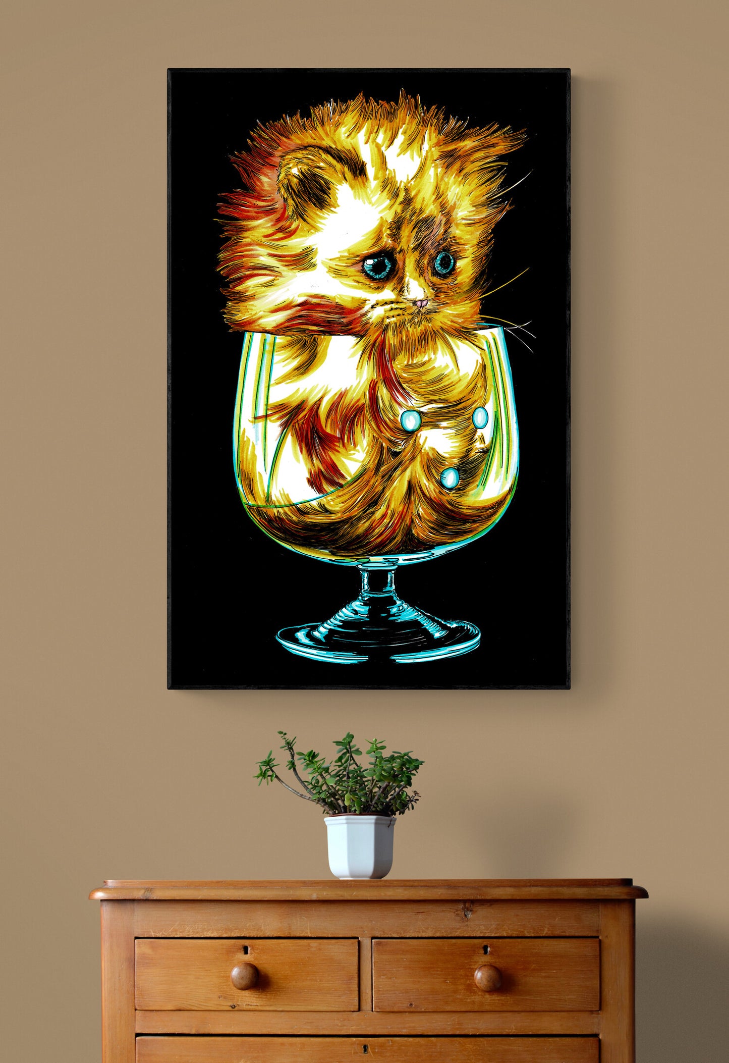 Kitten Wall Art Poster