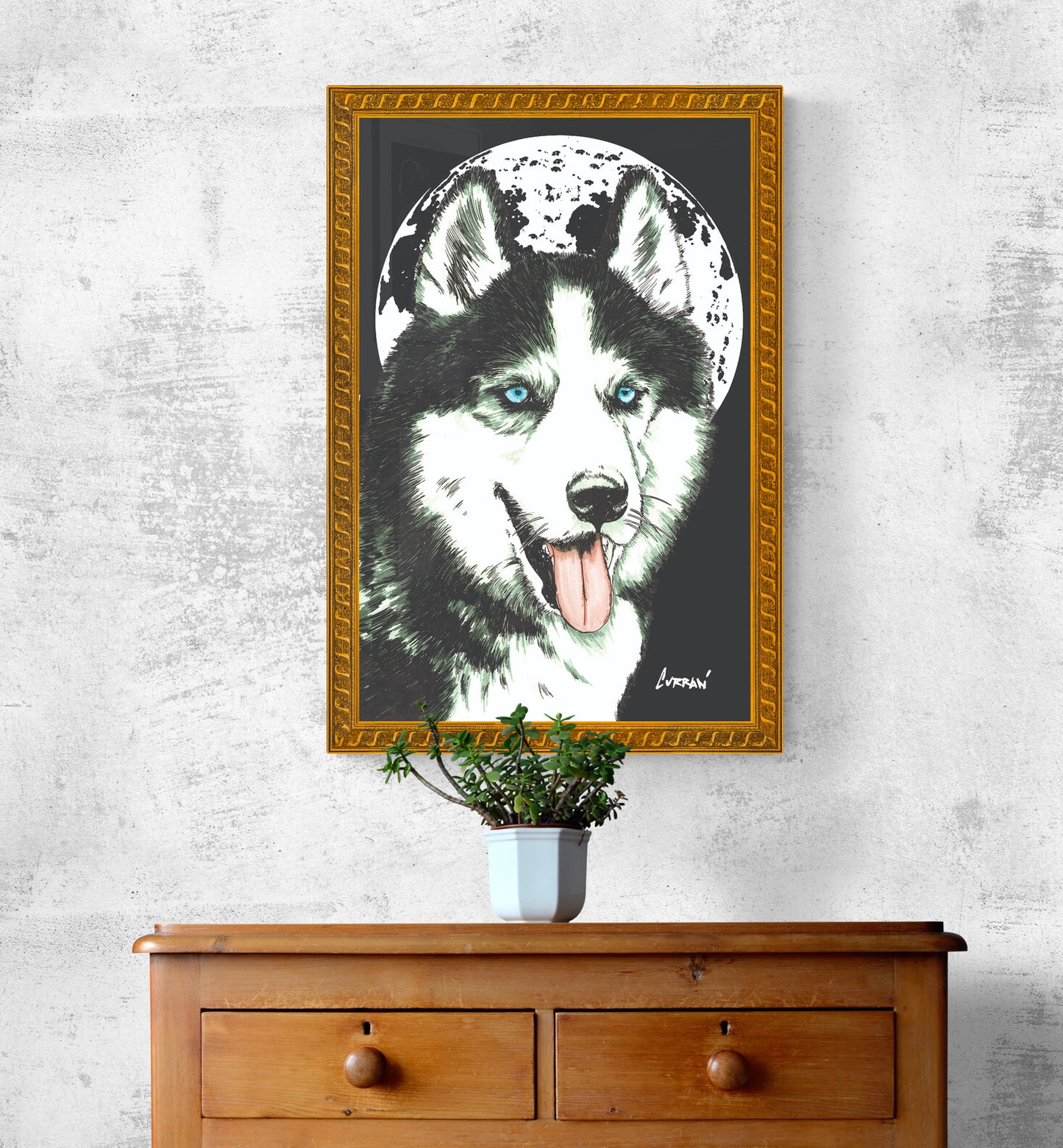 Siberian Husky Wall Art Poster