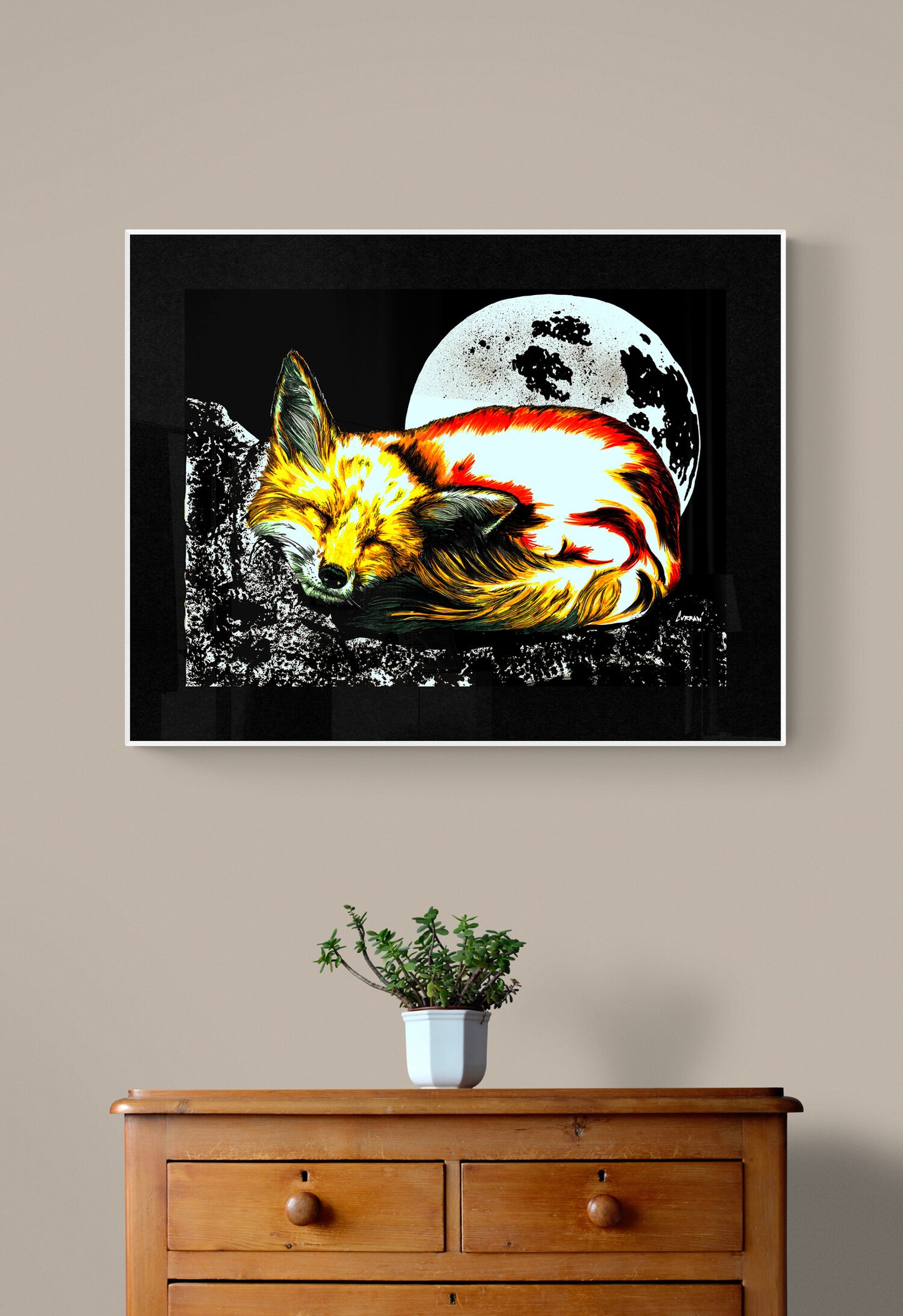 Red Fox Wall Art Poster