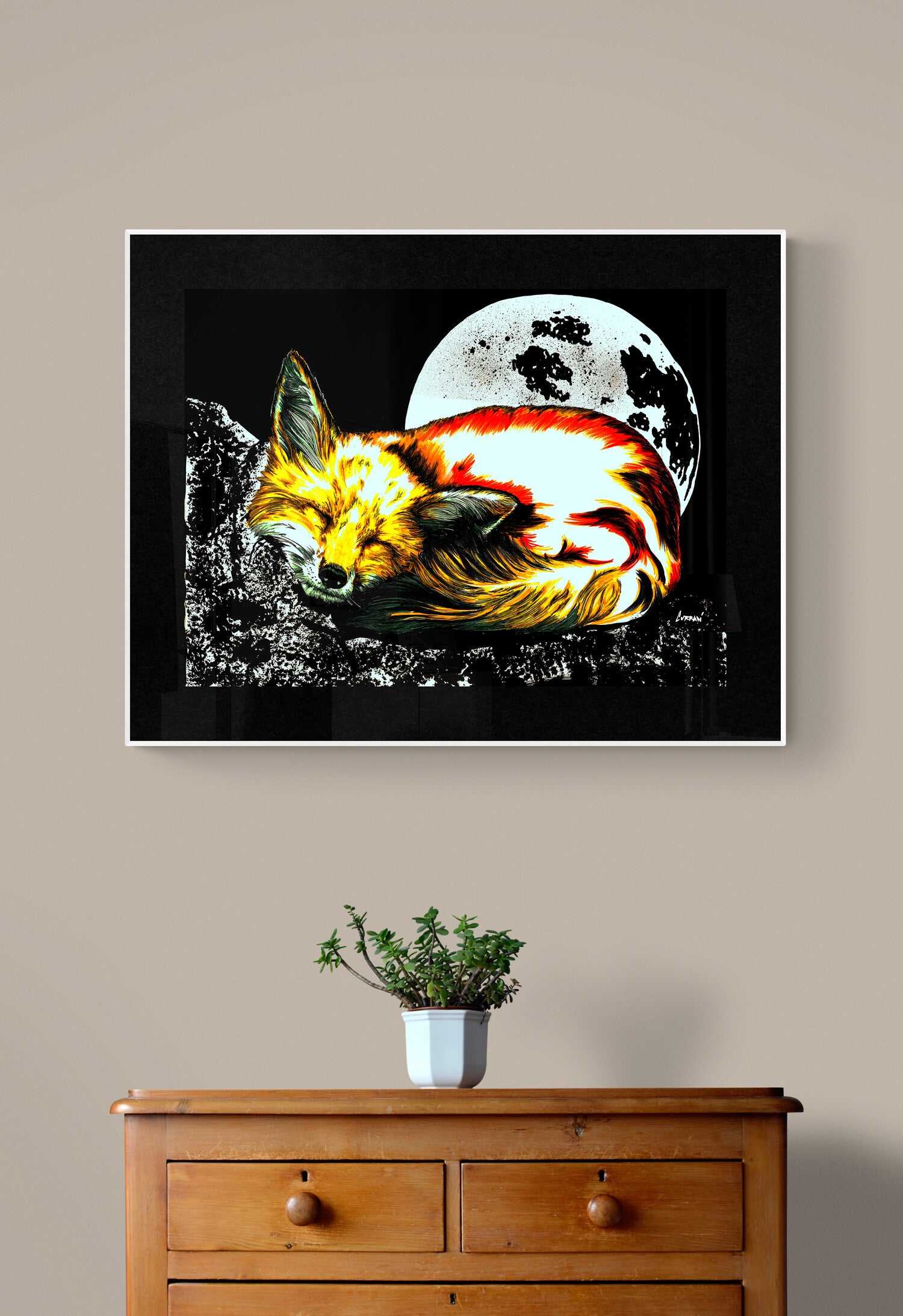 Discover the beauty of the Silent Watcher – Original Hand-Drawn Red Fox by Artist Kris Curran at Curran Artworks. Own a unique piece of art today!