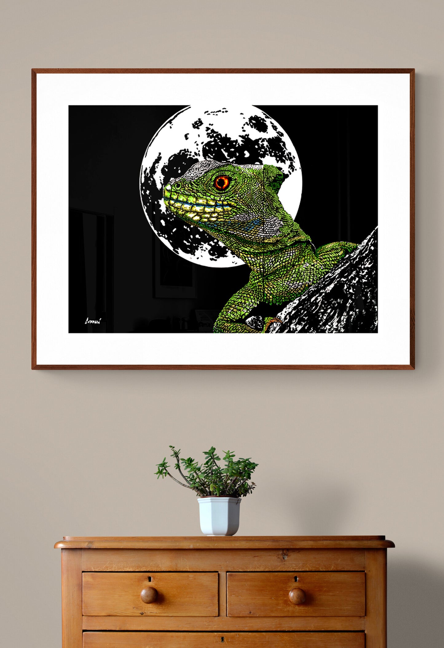 Lizard Wall Art Poster