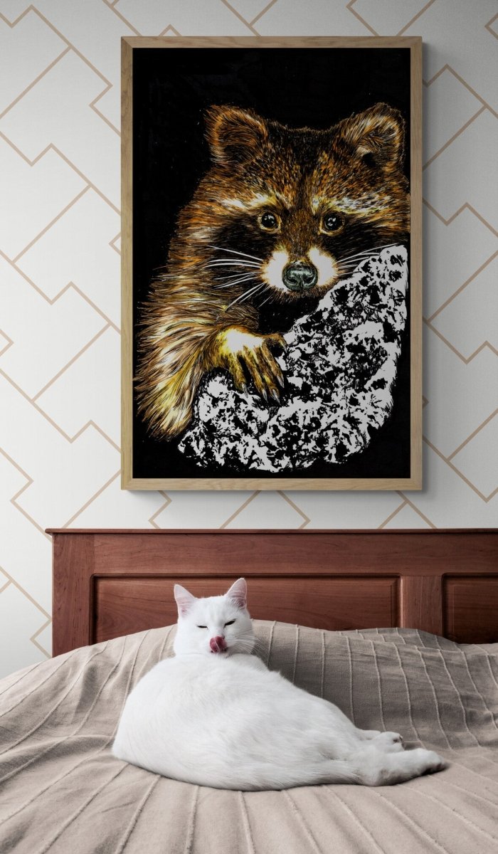Raccoon Digital Download - Curran Artworks