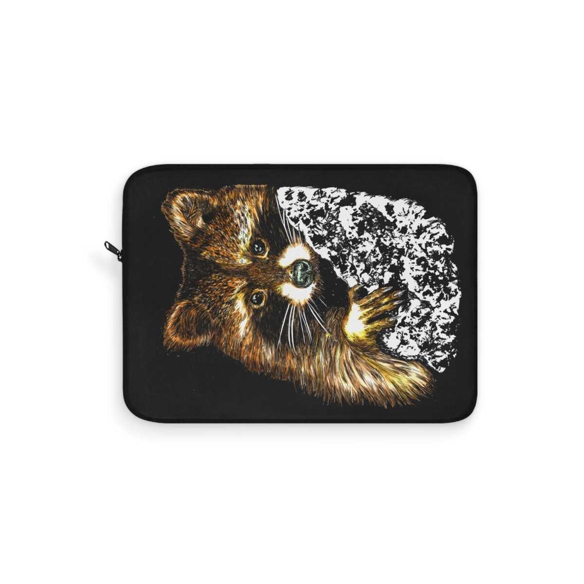 Raccoon Laptop Sleeve - Stylish & Protective Case for Animal Lovers - Curran Artworks