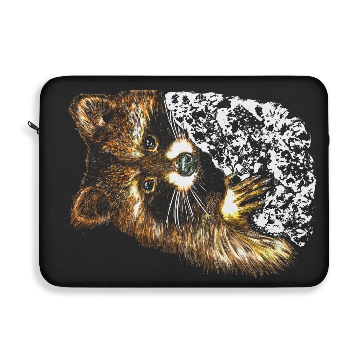 Raccoon Laptop Sleeve - Stylish & Protective Case for Animal Lovers - Curran Artworks
