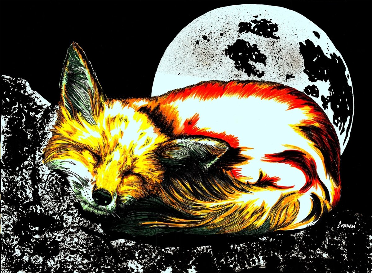 Red Fox Digital Download - Curran Artworks