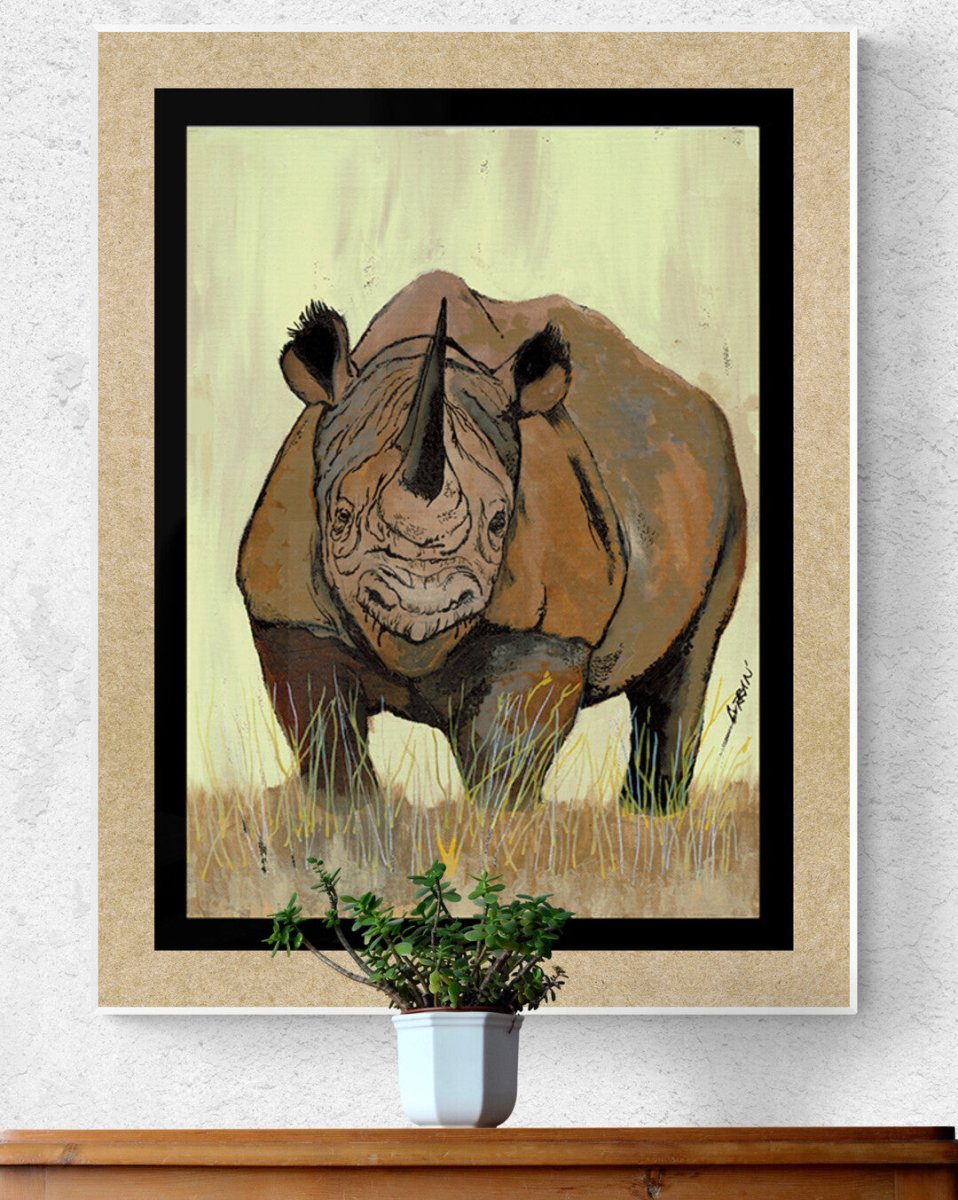 Rhinoceros Digital Download - Curran Artworks