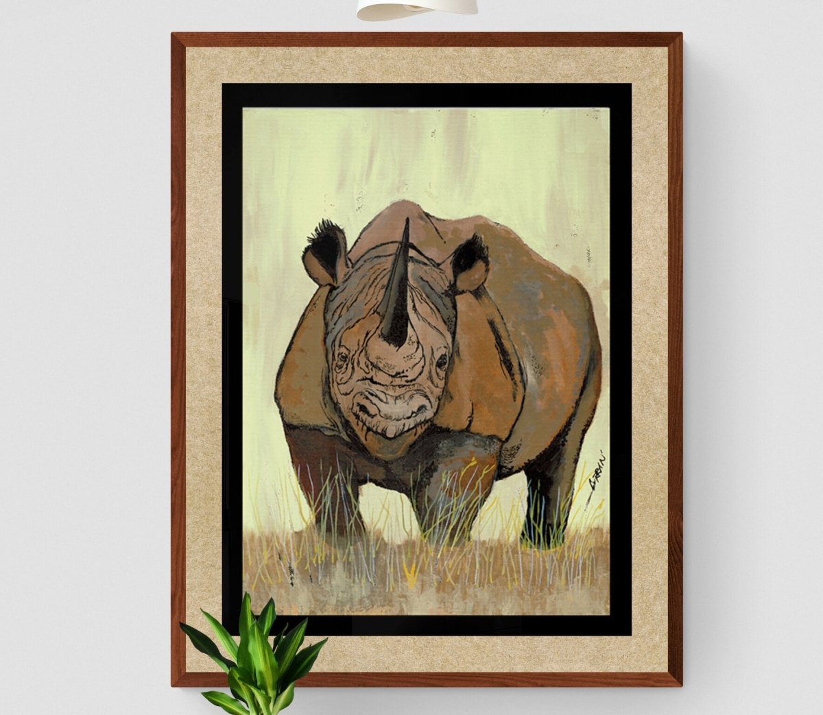 Rhinoceros Digital Download - Curran Artworks