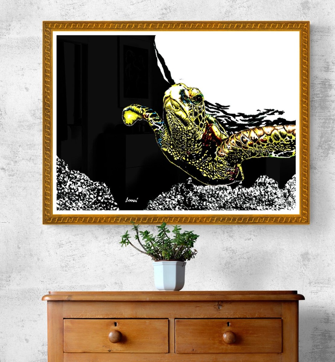 Sea Turtle Digital Download - Curran Artworks