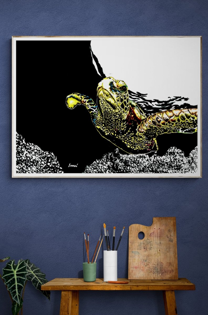 Sea Turtle Digital Download - Curran Artworks