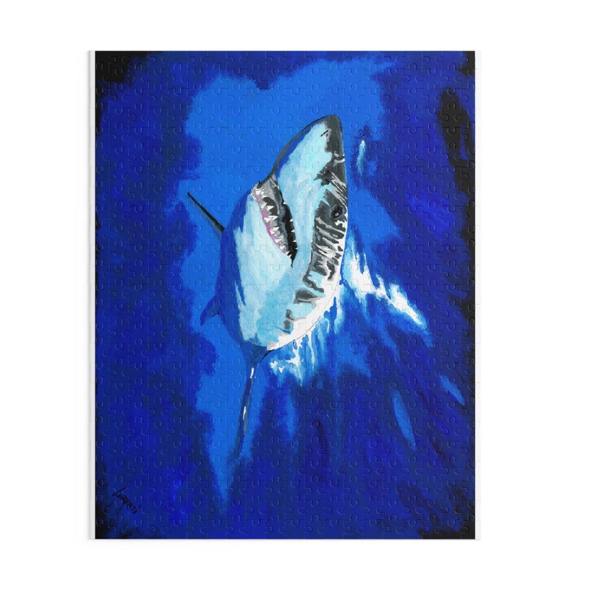 Shark Artwork Puzzle - 500 - Piece Ocean Adventure - Curran Artworks