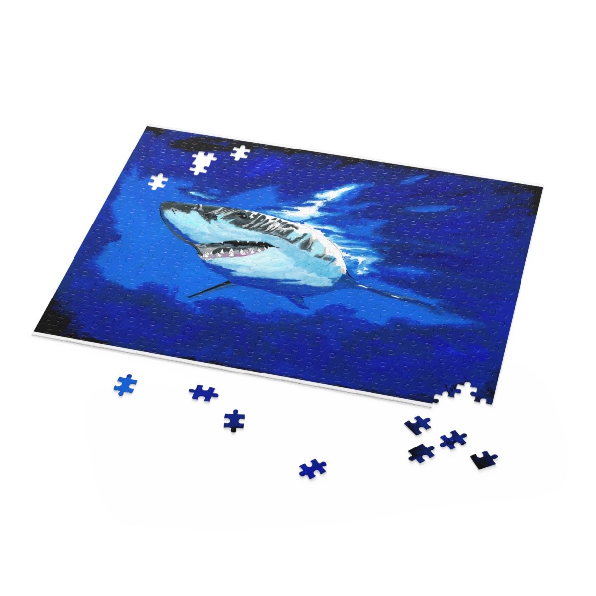 Shark Artwork Puzzle - 500 - Piece Ocean Adventure - Curran Artworks