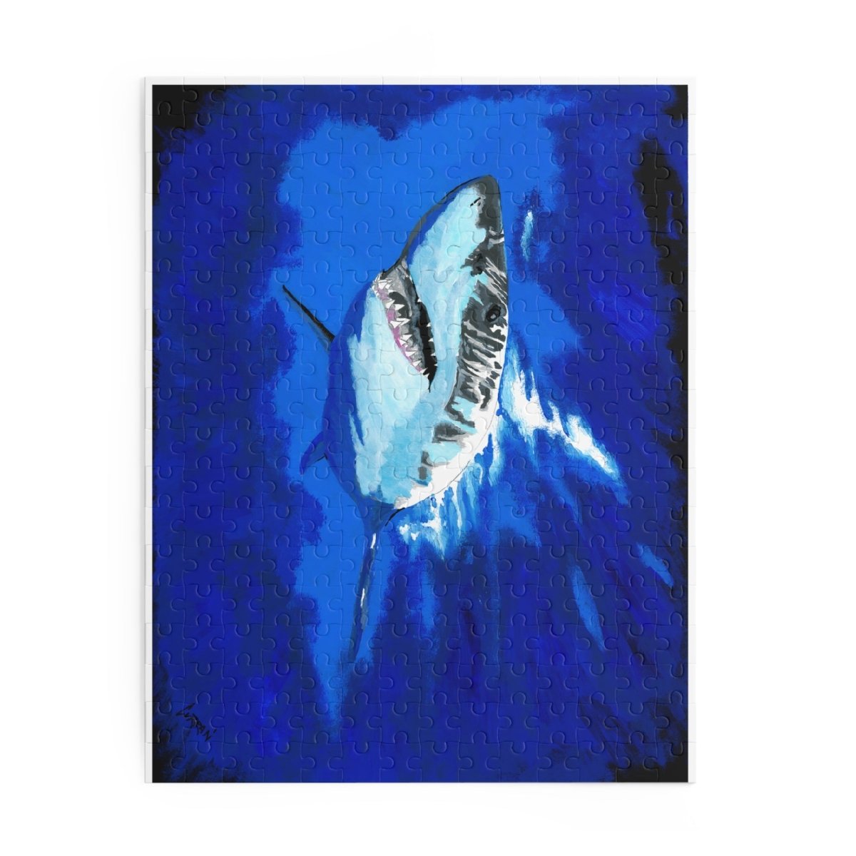 Shark Artwork Puzzle - 500 - Piece Ocean Adventure - Curran Artworks