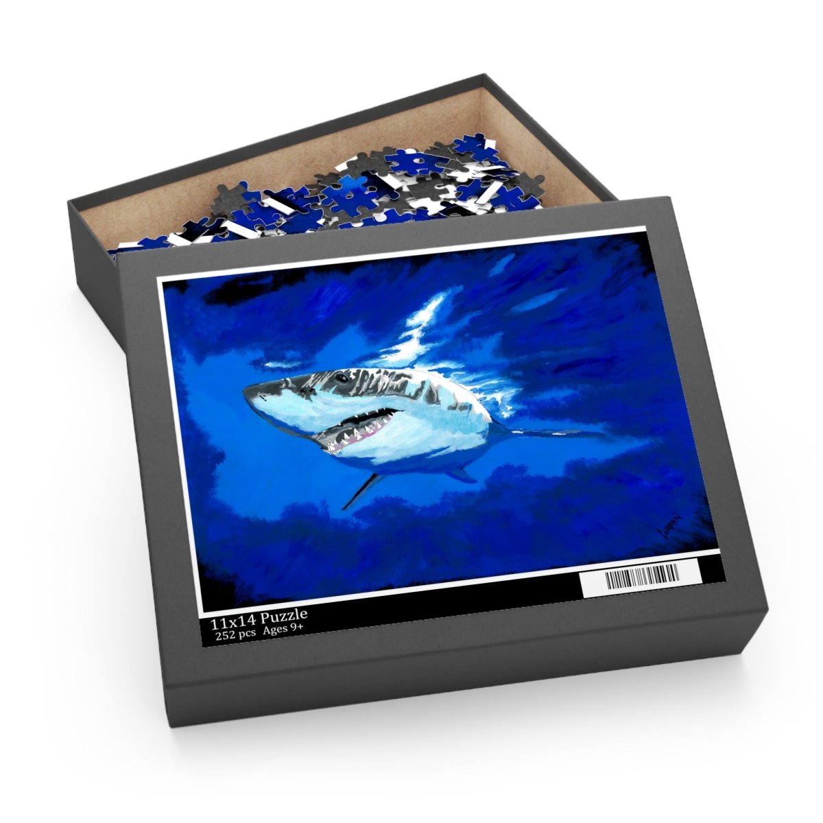 Shark Artwork Puzzle - 500 - Piece Ocean Adventure - Curran Artworks