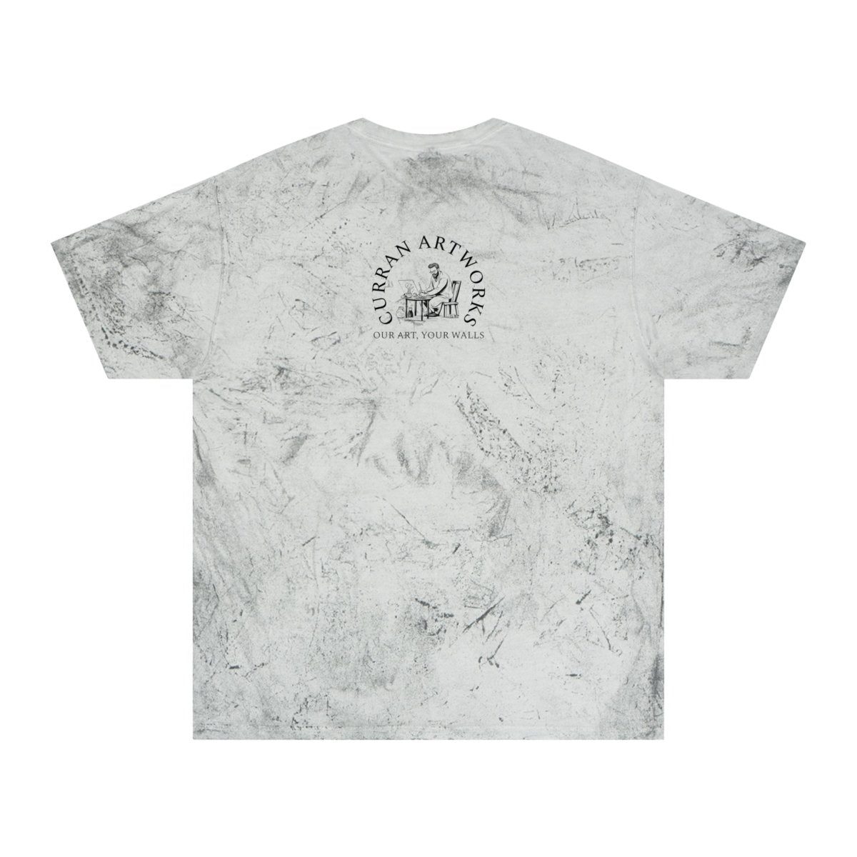 Striking Mountain Ram Color Blast T-Shirt – Original Hand - Drawn Art, Unisex - Curran Artworks