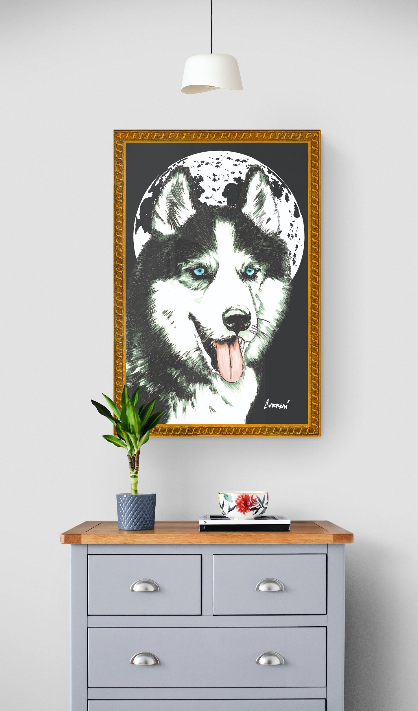 Siberian Husky Wall Art Poster