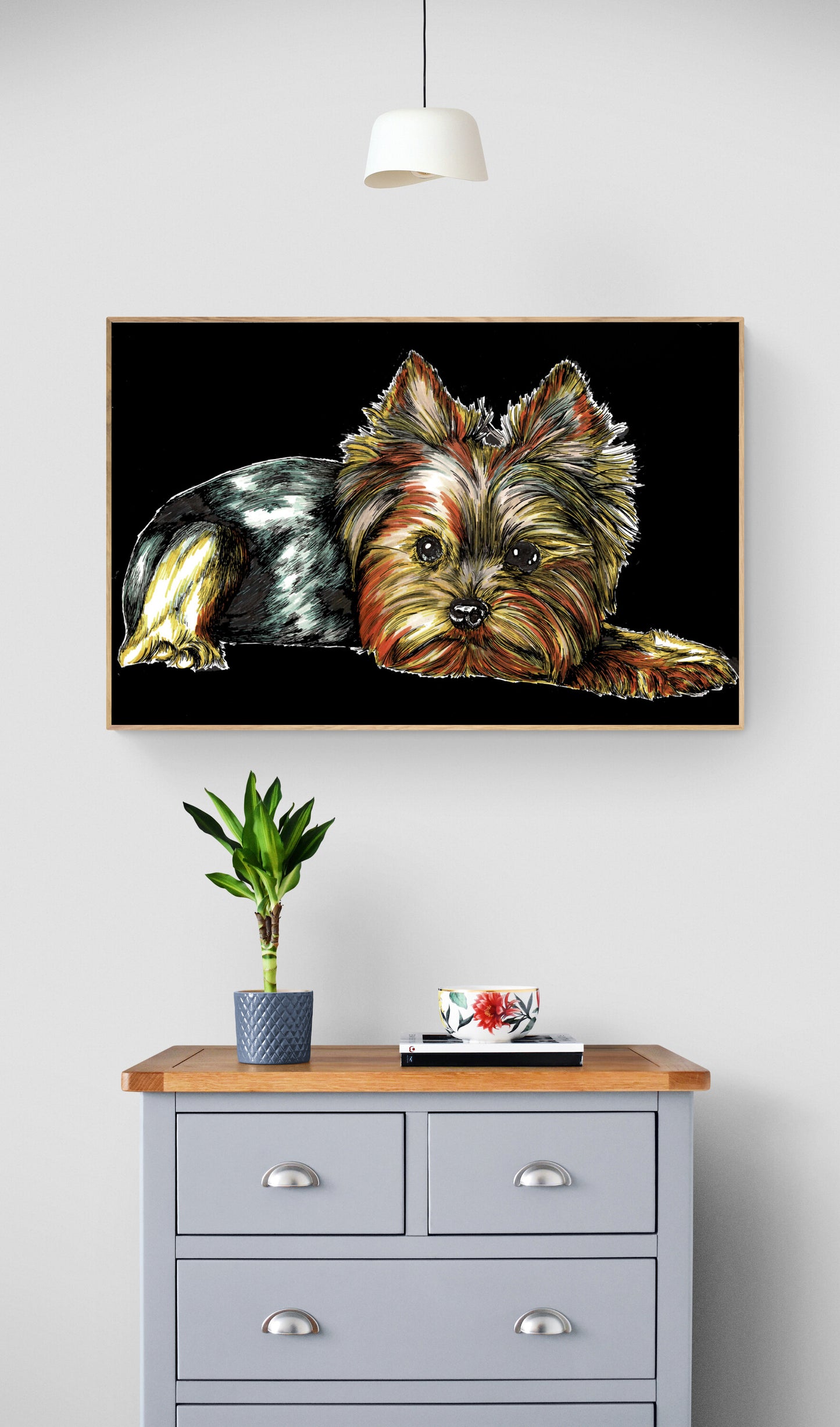 Yorkie Terrier 2 Wall Art Poster