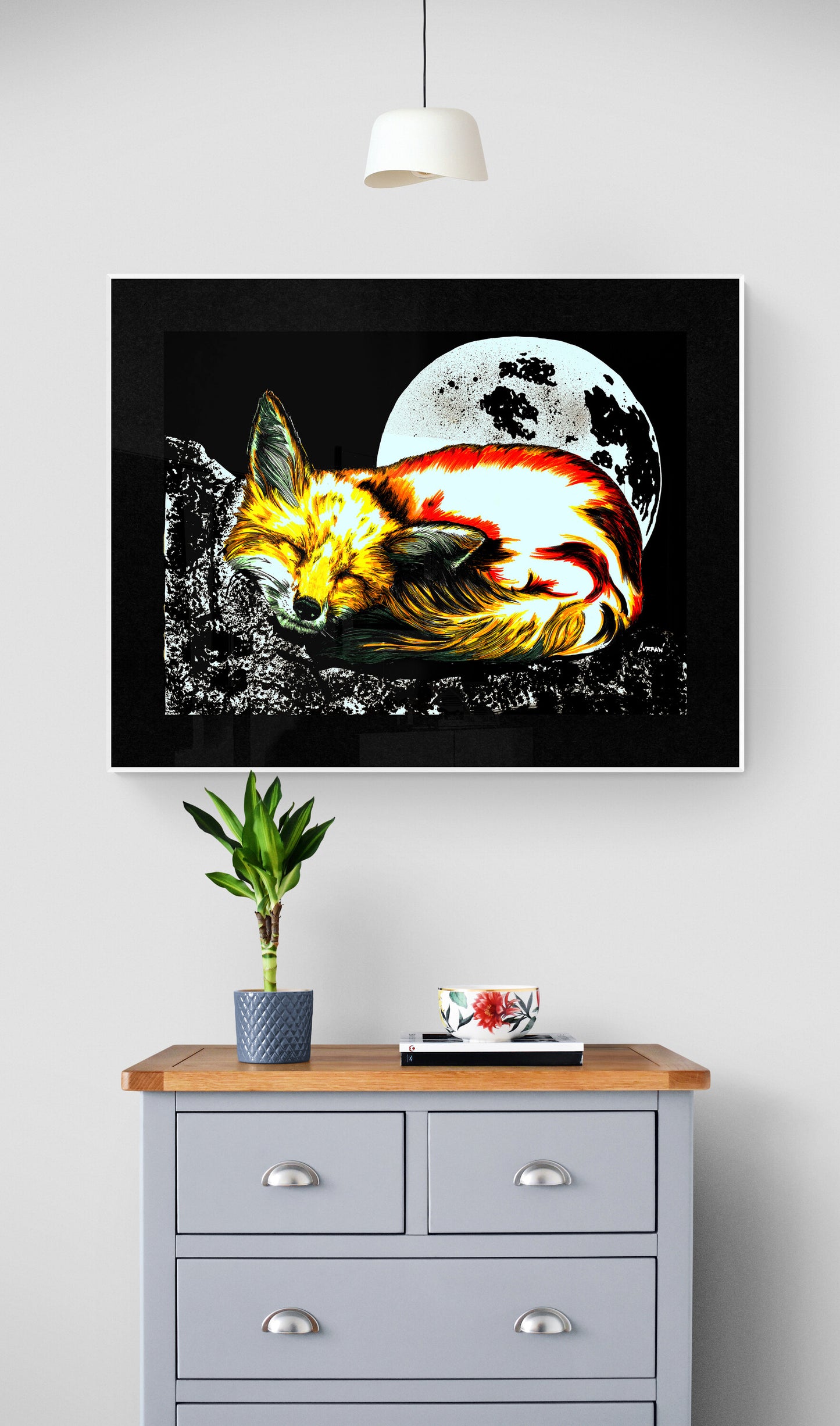 Red Fox Wall Art Poster