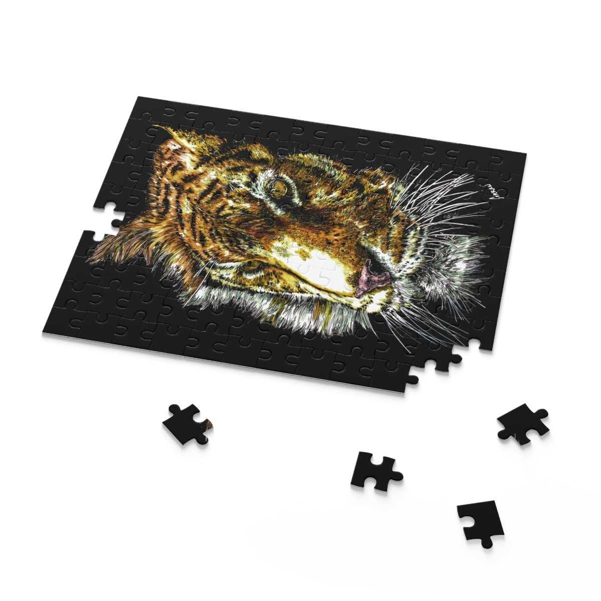 Tiger Puzzle (120, 252, 500 - Piece) - Curran Artworks