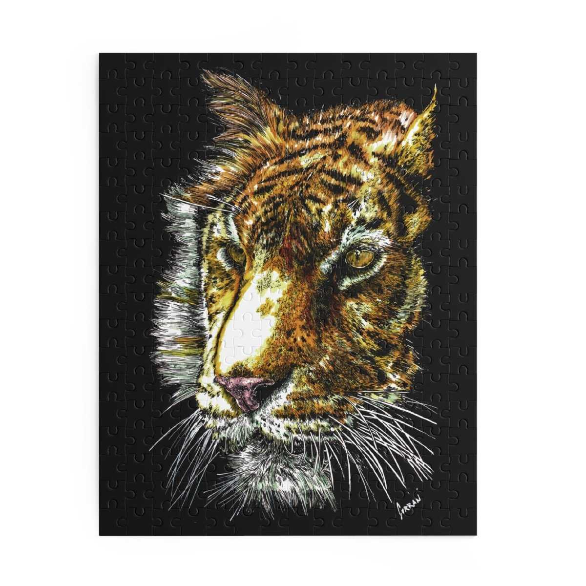 Tiger Puzzle (120, 252, 500 - Piece) - Curran Artworks