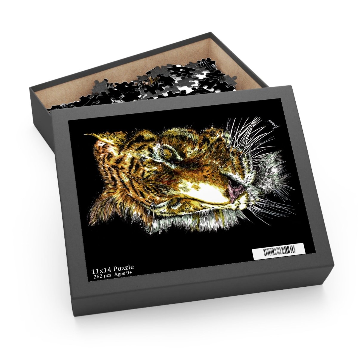 Tiger Puzzle (120, 252, 500 - Piece) - Curran Artworks