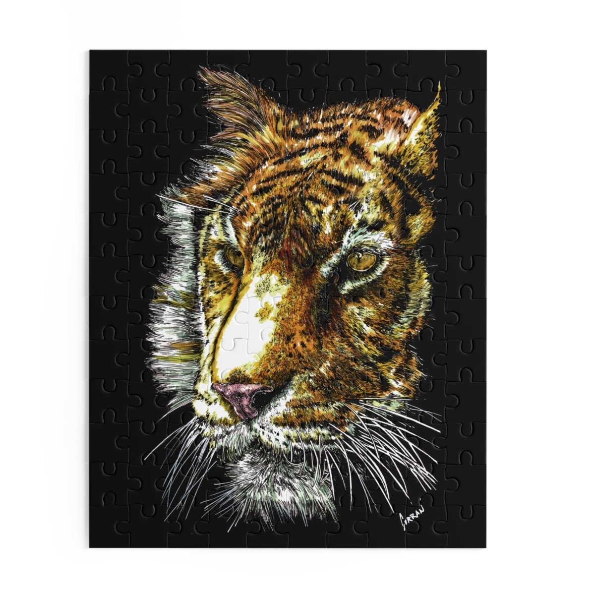 Tiger Puzzle (120, 252, 500 - Piece) - Curran Artworks