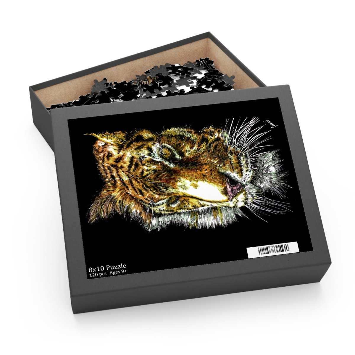 Tiger Puzzle (120, 252, 500 - Piece) - Curran Artworks
