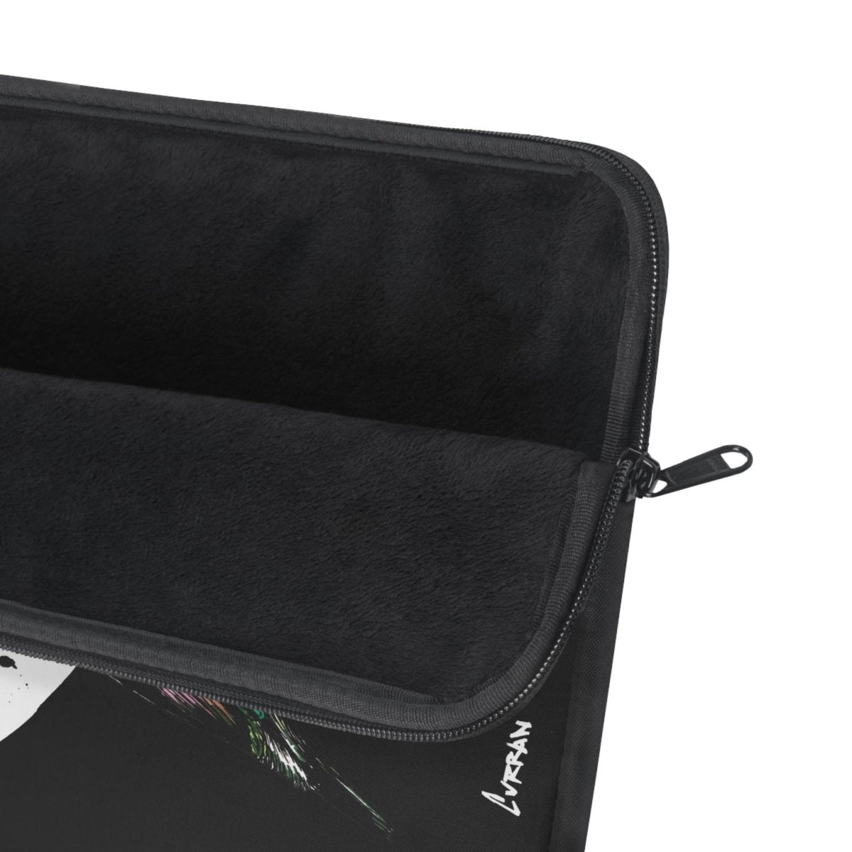 Vibrant Hummingbird Laptop Sleeve - Artistic Hand Drawn Art Design with Moon - Curran Artworks