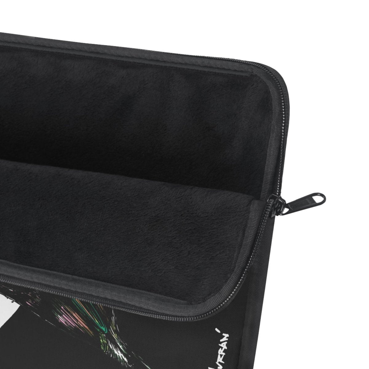 Vibrant Hummingbird Laptop Sleeve - Artistic Hand Drawn Art Design with Moon - Curran Artworks