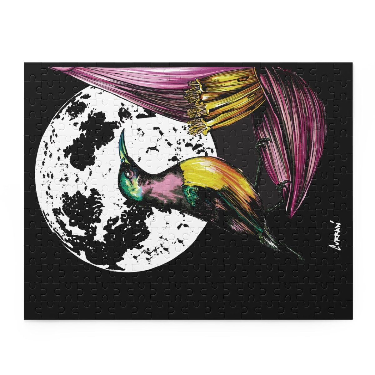 Vibrant Hummingbird Puzzle – Perfect for Nature Lovers - Curran Artworks