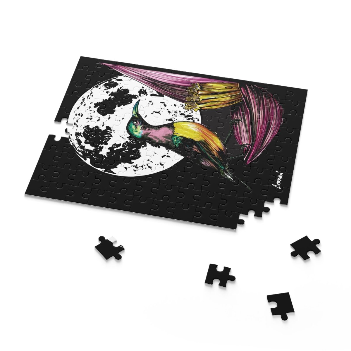 Vibrant Hummingbird Puzzle – Perfect for Nature Lovers - Curran Artworks