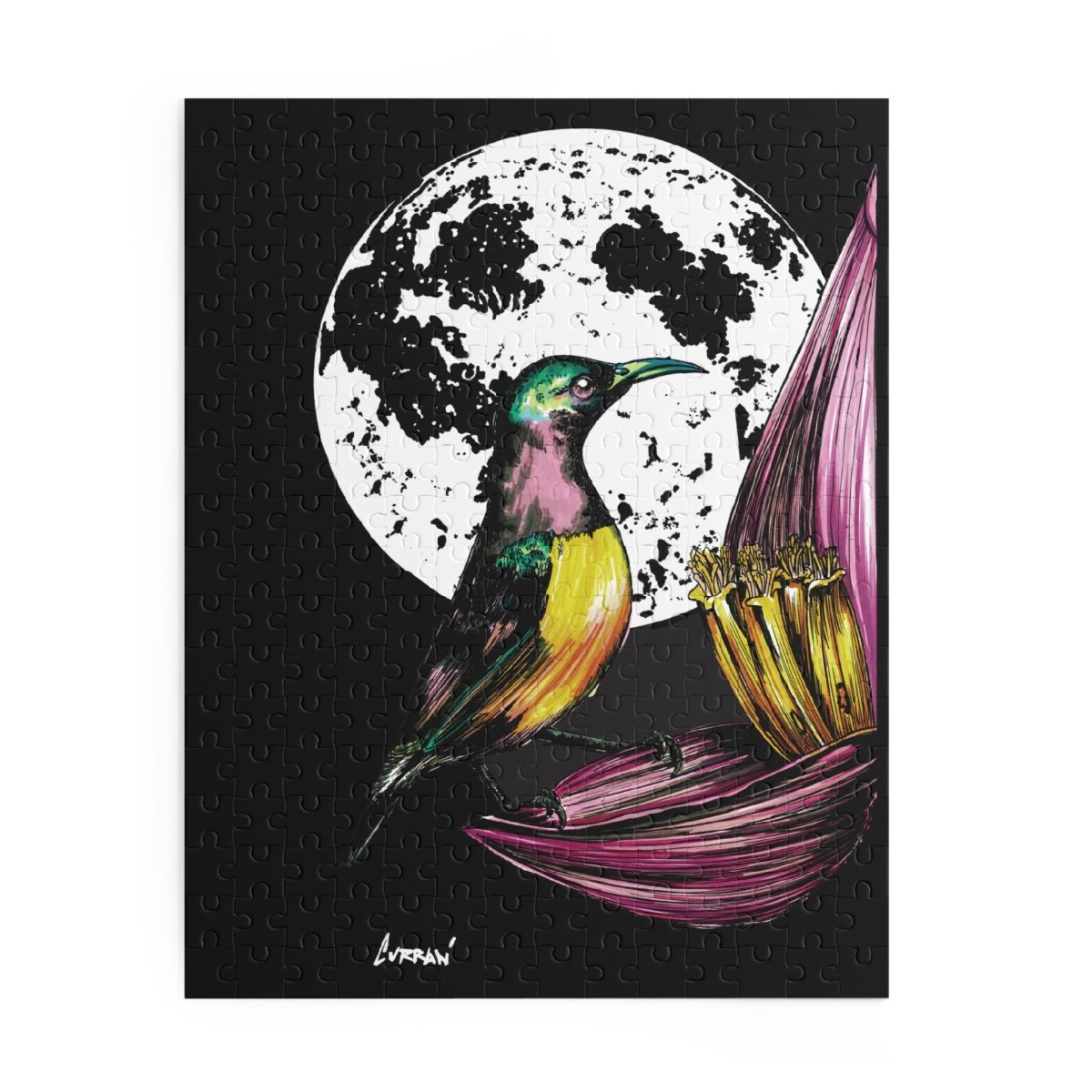 Vibrant Hummingbird Puzzle – Perfect for Nature Lovers - Curran Artworks