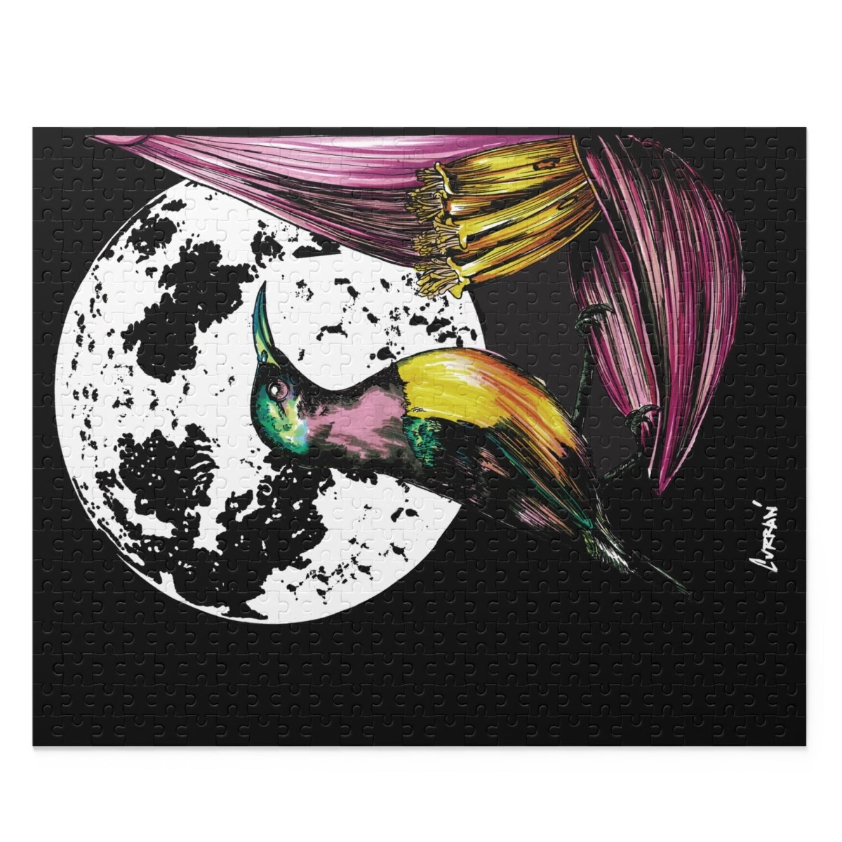 Vibrant Hummingbird Puzzle – Perfect for Nature Lovers - Curran Artworks