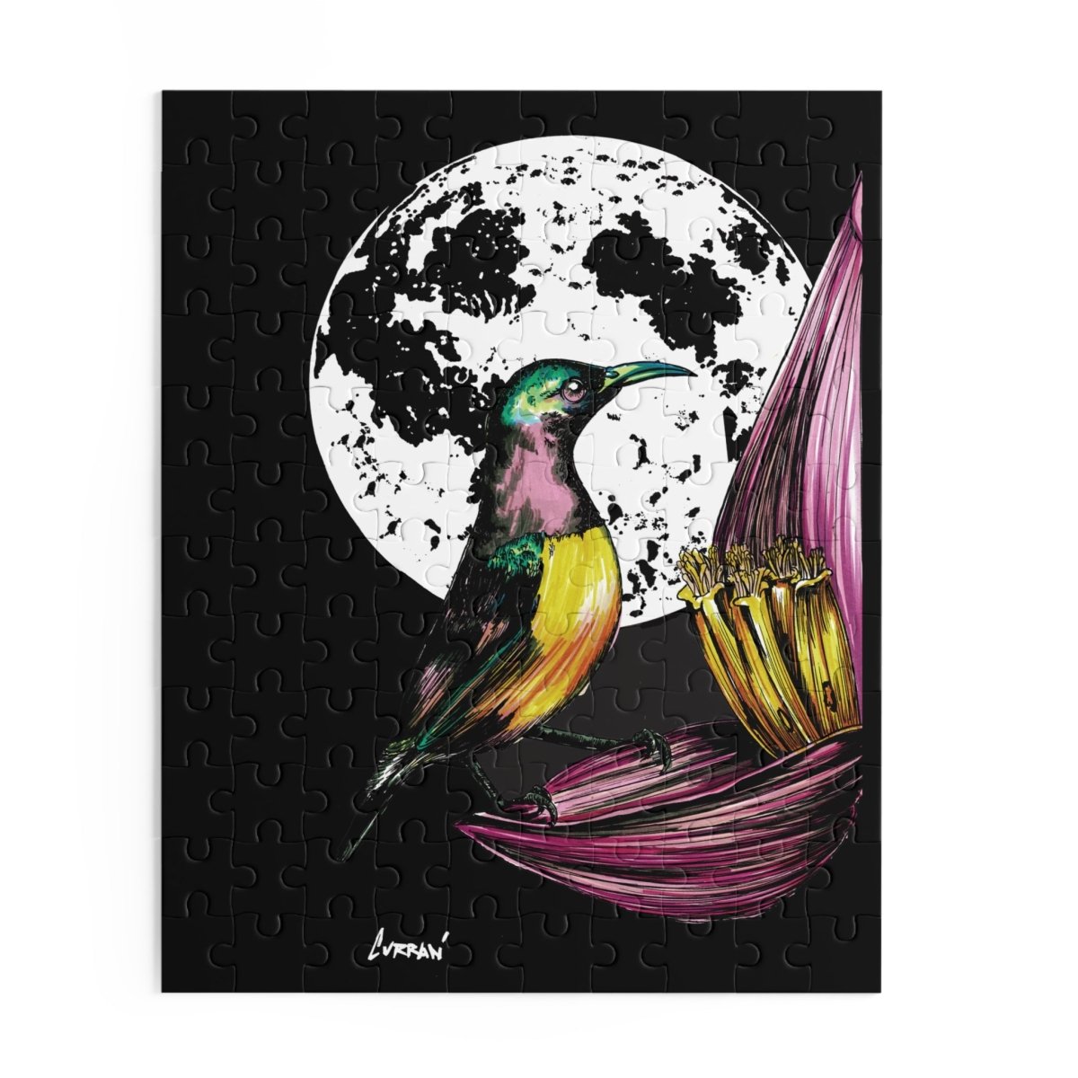 Vibrant Hummingbird Puzzle – Perfect for Nature Lovers - Curran Artworks